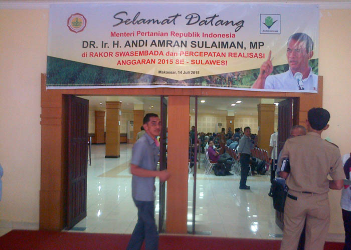 Sulawesi Didorong Mentan Percepat Realisasi Anggaran 2015